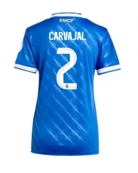 Real Madrid Daniel Carvajal #2 Maglia Gara Terza Repliche 2025-26 Donna Maniche Corte